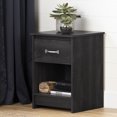 thumbnail image 1 of South Shore Tassio 1-Drawer Nightstand with Open Storage Space for Adult, in Gray Oak, 1 of 10
