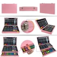 thumbnail image 4 of KINSPORY 148 Pack Deluxe Art Supplies, Deluxe Wooden Art Set Crafts Drawing Painting Coloring Kit, Coloring Book, Sketch Pad, Gift for Artist Beginners Kids Girls Boys（pink）, 4 of 7