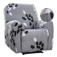 thumbnail image 1 of Dznils Housse Extensible Imprimée pour Fauteuil Inclinable en Polyester, Gris, 1 of 9