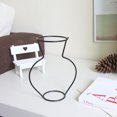 thumbnail image 3 of Dvkptbk The Racks Minimalist Abstract Vase Black Iron Brief Vase Flower Racks Ornaments Home Decor on Clearance, 3 of 3