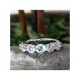 thumbnail image 4 of 2cttw Diamond 5 Stone U Prong Wedding Round Cut Ring 14k White Gold, 4 of 4