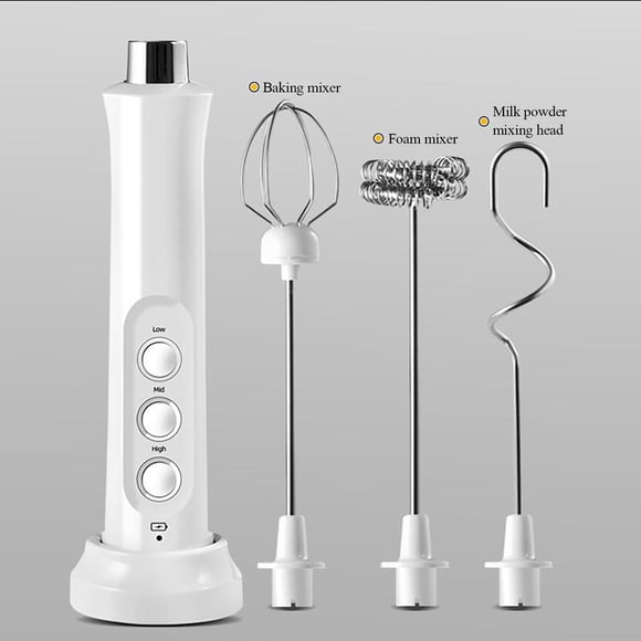 TIMIFIS Kitchen Gadgets USB Charging Of 3-Speed Immersion Multi-Function Stainless Steel Bubbler
