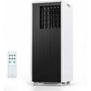 IdealHouse 8000 BTU Portable Air Conditioner – 5-in-1 Cool, Fan & Dry Modes, Remote, Quiet, LED Display, Timer, Full Window Kit, Covers Rooms Up to 450 Sq. Ft