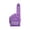 Purple, variant on XFGOU Outdoor sports fittings Toys and Hobbies Foam Finger Giant Foam Hand Foam Fingers Number 1 Sports Foam Fan Finger For Sports Fans Inspiring Sports Events Cheering Outdoor Toys