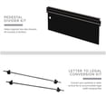 thumbnail image 4 of Hirsh 20-inch Deep Modern Metal Mobile Pedestal File 3-Drawer Box/File in Black, 4 of 14