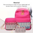 thumbnail image 3 of QualitChoice 3 Pieces Canvas Backpack Shoulder Organizer Set Large Capacity for Zipper Ethnic Style School Bags Causal Adjustable Travel Bag Sky Blue, 3 of 6