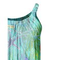thumbnail image 4 of Daeful Robe d'Été à Bretelles, Robe Midi, Robes Trapèze, Femmes, Décontractée, Imprimé Floral, Évasée, Étoiles, 5TG, 4 of 9