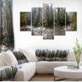 thumbnail image 1 of Panorama de Rivière de Montagne - Impression d'Art sur Toile Paysage, 1 of 3