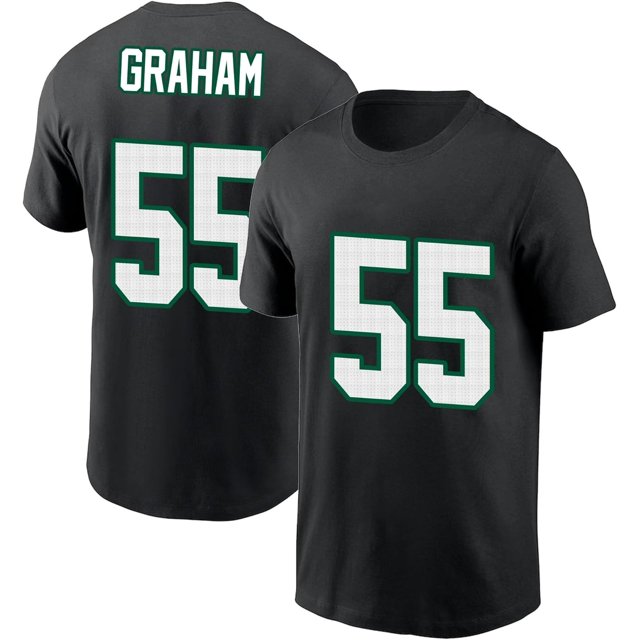 Mens Short Sleeve T-Shirt Number Name Stitched Cotton Clothing With No Brand/ Logos