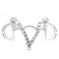 thumbnail image 1 of Bouche de Cheval en Acier Inoxydable, Mors de Bouche de Cheval Durable Argenté, Cheval Sûr pour une Utilisation de Longue Durée, 1 of 8