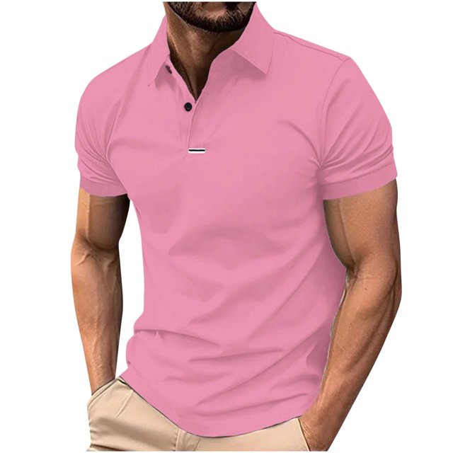asjyhkr Golf Shirts for Men Quick drying Performance Short Sleeve Moisture-Wicking Workout Collared Shirts