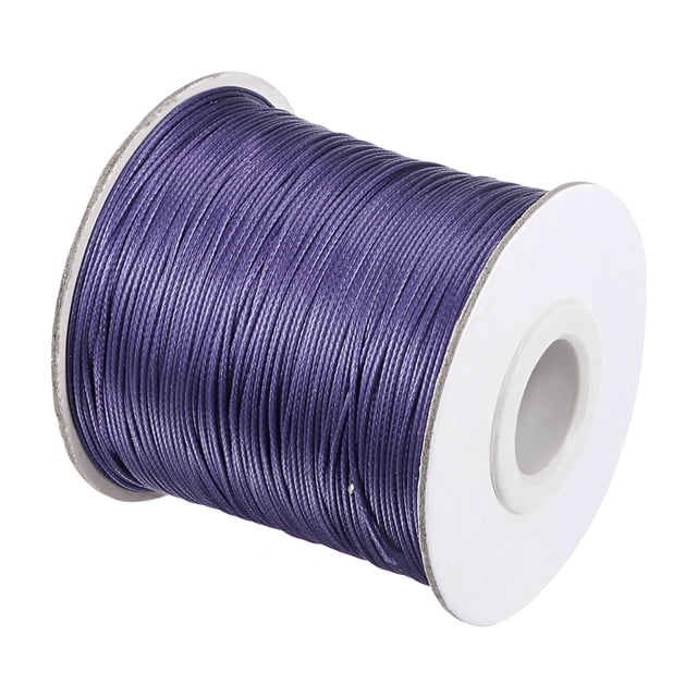 Unique Bargains Beading Thread Bracelet Weave Bead Craft Cord 0.5mm 159M/Roll (173-Yards) Decorative String, Purple