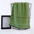 thumbnail image 4 of Todaioua Striped Cotton Towel 13x28 Inches - High Absorbency Bath Beach Towel for Gym, Swimming Pool, Spa Use, Soft Thick Household Bathroom Linens, Multiple Color Options​​, 4 of 7