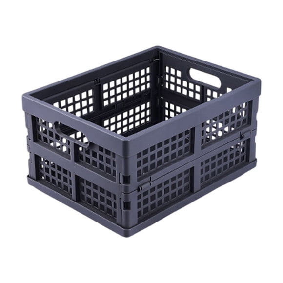 SDNall Boîte de Rangement Pliante de Bureau pour Bureau et Maison, Bac de Rangement Extérieur en Plastique avec Ventilation en Maille, Panier de Tri pour Papeterie, Armoire de Rangement Pliable Gain de Place pour Collations et Cosmétiques