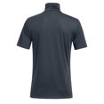 thumbnail image 2 of Birdeem Hommes Décontracté Printemps Été Uni Col Montant pour Amincissant Manches Courtes Col Roulé Hauts Blouse Chemises, 2 of 7