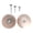 Red bronze, variant on jifeng Door Hole Cover Plate 2.64inch Knob Hole Cover Plate for Drawer Hotel Office White
