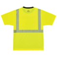 thumbnail image 1 of T-Shirt Performance Noir Classe 2 avec Fond, Lime - Extra Large, 1 of 1