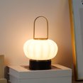 thumbnail image 4 of Lampe de Bureau à LED Portable, Lanterne de Table Portable 2000mAh Résistant à la Chute 3 Modes Légers Contrôle Tactile Sans Fil pour la Maison, 4 of 7