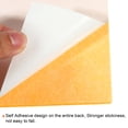 thumbnail image 4 of Unique Bargains Self Adhesive Wall Square Bulletin Felt Board Tile with Push Pin, Yellow 4 Pack, 4 of 5