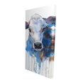 thumbnail image 1 of Watercolor jersey cow - 24"x48" canvas - Print on demand, 1 of 5