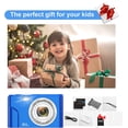 thumbnail image 3 of Zostuic Kids Digital Camera, FHD 1080P 48MP 16X Digital Zoom, Compact Mini Camera with 32GB SD Card(Blue), 3 of 7