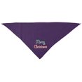 thumbnail image 2 of Joyeux Noël Bandana Imprimé Écran Violet Grand, 2 of 2