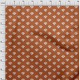 thumbnail image 3 of oneOone Cotton Flex Fabric Dot & Bird Block Printed Fabric 1 Yard 40 Inch Wide, 3 of 4