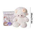 thumbnail image 3 of ‌Sheep Plush Toy - Dress-Up Lamb Plush Toy 11.4 Inches with Removable Outfit & Handbag - Ultra-Soft Stuffed Animal Gift for Valentine's/Birthday, Machine-Washable(Including Gift Box), 3 of 9