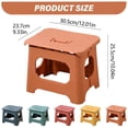 thumbnail image 3 of Foldable Stool for Shower Small Shower Stool for Shaving Legs Plastic Corner Shower Foot Stool Shower Foot Rest Pedicure Stand Foot Rest,1 Extra Large Outdoor Portable Folding Stool, 3 of 9