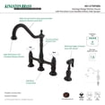 thumbnail image 2 of Kingston Brass KS1275PXBS 8 in. Center Kitchen Faucet With Side Sprayer, 2 of 3
