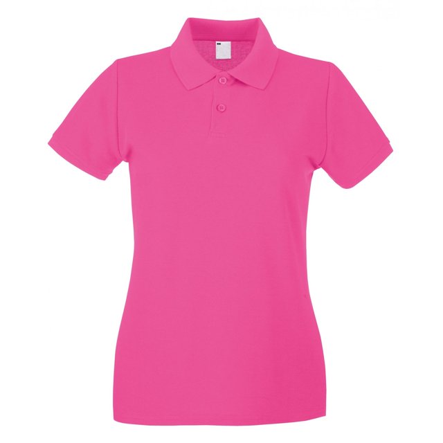 Fruit of the Loom Polo à Manches Courtes Coupe Féminine pour Femmes