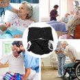 thumbnail image 2 of UPOUART 1Pack Washable Diaper Black Waterproof Adult Cloth for Incontinence Protection, 2 of 5