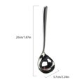thumbnail image 2 of PENGXIANG ‘s Kitchen Stainless Steel Serving Spoon Mirror Finish Large Soup Scoop Buffet Banquet Party Dinner Tableware  Long Handle, 2 of 9