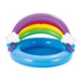 thumbnail image 1 of Summer Waves Inflatable Rainbow Baby Shade Kiddie Pool with Soft Cushioned Base, 1 of 4