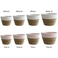 thumbnail image 3 of CNKOO Storage Basket Plant Pot 10 Inch  Natural Design Hand-woven Indoor Outdoor Decorate Handmade Flowerpot Containers, 3 of 13