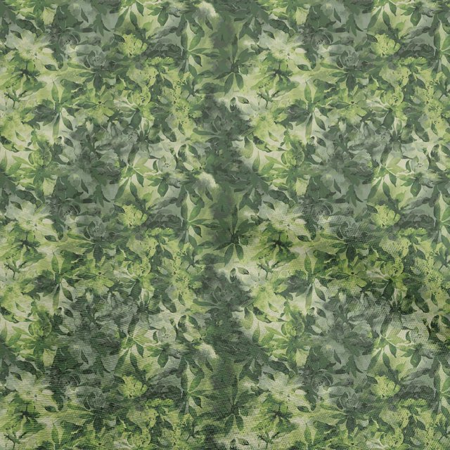 oneOone Rayonne Vert Tissu Abstrait Floral Robe Tissu Tissu Imprimé par la Cour 56 Pouces Large-2ra