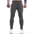 thumbnail image 4 of FAIWAD Men's Slim Sweatpants Elastic High Waist Drawstring Workout Athletic Pants with Pockets, 4 of 7