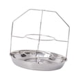 thumbnail image 4 of Siruishop BBQ Tray Holder Grill Rack Organizer Portable Barbecue Tray Recycling Basket L, 4 of 8