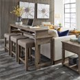 thumbnail image 4 of Parkland Fall Tabouret Console Brun Clair, 4 of 5