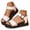 Blanc, variante sur Sandales à Plateforme à Bout Ouvert pour Femmes Confortables Antidérapantes Chaussures de Travail à Enfiler Sandales de Plage avec Soutien de la Voûte Plantaire Noir Taille 9.5
