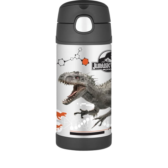 Thermos Funtainer Vacuum Insulated 12 Oz Bottle, Jurassic World