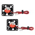 thumbnail image 1 of funtasica 2-pack Mini 12V DC Brushless Cooling Fan 30x30x10mm for 3D Printer, Compact Size, 1 of 9