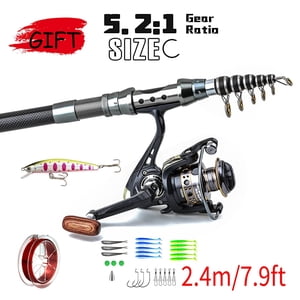 1.8m 3.0m Tige de pêche télescopique Rouleau de pêche combiné Roulelle de pêche Combo Trout Rod et gauche et droite Interchangeable de la main pêche Rouleaux de pêche en mer Ensemble de pêche de mer Râteau de mer Pêche