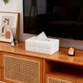 thumbnail image 3 of Modern Desktop Tissue Holder Dispenser Decorative Home Organizer Paper Napkin Cover For Living Room And Desk, 3 of 4