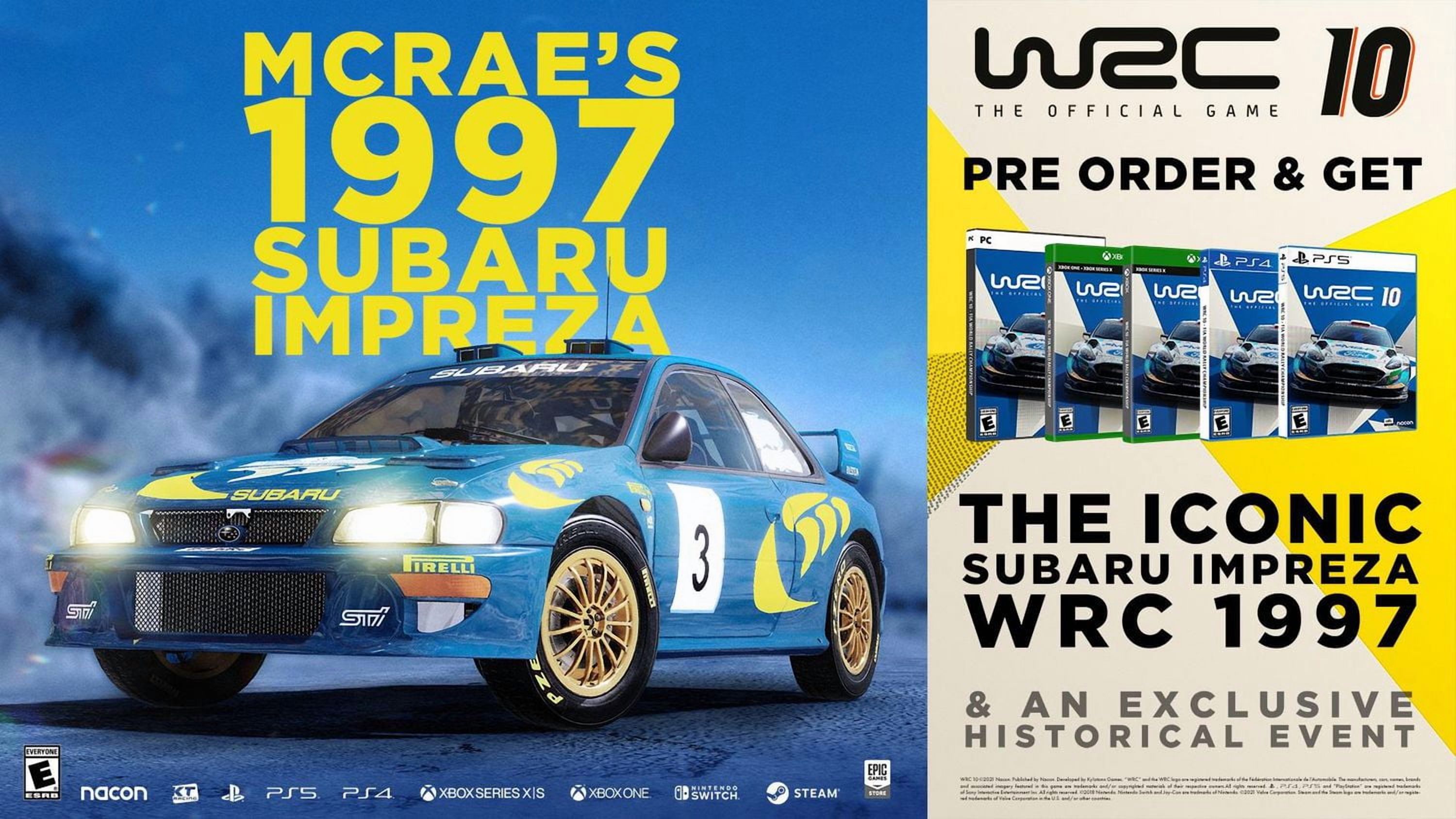 Jeu vidéo WRC 10 pour (Xbox One)