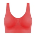 thumbnail image 4 of Soutien-gorge Grande Taille pour Femmes, Soutien-Gorge Rembourré, Encolure en V, Style Balconnet, W-1770 Rouge-A TG, 4 of 8