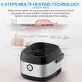 thumbnail image 3 of Midea 6-Cup Rice Cooker with Induction Heating & Fuzzy Logic, 3L Non-Stick Inner Pot, 24-Hour Delay Start & Keep Warm, MRI301B0ADKL, 3 of 8