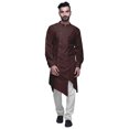 thumbnail image 1 of Atasi Cotton Flex Designer Button Down Kurta For Men Casual Summer Wear Kurtas-Large, 1 of 6