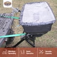 thumbnail image 2 of Field Tuff ATV Hitch Mount Receiver 125lb Grass Seed Fertilizer Spreader, 2 of 10