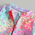 thumbnail image 5 of Toddler Girl Rash Guard Swimwear Hawaiian Ruffle Long Sleeve Sun Protection Girls Bathing Suit Girls 2-3 Years, 5 of 5